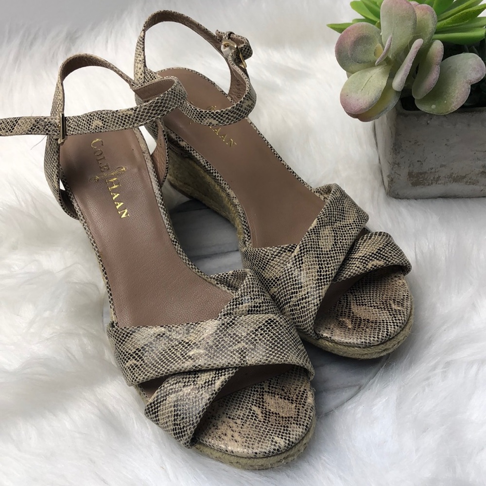 Cole Haan Sz 6.5 wedge sandals